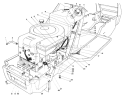 Engine Assembly Diagram and Parts List for 57356 3000001-3999999 - 1983 Toro Lawn Tractor