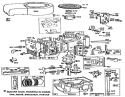 Page O Diagram and Parts List for 57356 3000001-3999999 - 1983 Toro Lawn Tractor