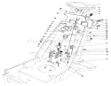 Steering Wheel & Dash Assembly Diagram and Parts List for 57356 3000001-3999999 - 1983 Toro Lawn Tractor