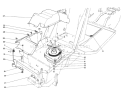 Clutch & Pulley Assembly Diagram and Parts List for 57357 5000001-5999999 - 1985 Toro Lawn Tractor