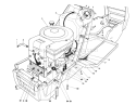 Engine Assembly Model 57360 Diagram and Parts List for 57300 0000001-0999999 - 1980 Toro Lawn Mower