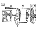 Page I Diagram and Parts List for 57300 0000001-0999999 - 1980 Toro Lawn Mower