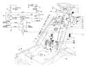 Steering Wheel & Dash Assembly Diagram and Parts List for 57300 1000001-1999999 - 1981 Toro Lawn Tractor