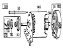 Page I Diagram and Parts List for 57300 1000001-1999999 - 1981 Toro Lawn Tractor