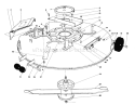 Part Location Diagram of 44-280 Toro Cutter Deck (Incl. Ref. #9, 23, 28 & 32)