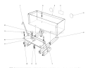 36" Snowthrower Weight Box Assembly Model No. 59138 Diagram and Parts List for 57360 2000001-2999999 - 1982 Toro Lawn Tractor