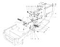 Brake & Clutch Pedal Assembly Diagram and Parts List for 57360 2000001-2999999 - 1982 Toro Lawn Tractor