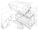 Easy-Fill Grass Catcher Model 59120 (optional) Diagram and Parts List for 57360 3000001-3999999 - 1983 Toro Lawn Tractor