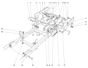 Part Location Diagram of 40-1220 Toro Bracket-Belt Adjust