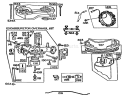 Engine Briggs & Stratton Model 252707-0637-01 (model 57360) Diagram and Parts List for 57360 3000001-3999999 - 1983 Toro Lawn Tractor