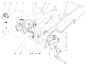 Front Axle Assembly Diagram and Parts List for 57360 3000001-3999999 - 1983 Toro Lawn Tractor