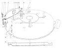 Mulcher Kit Model 59155 (optional) Diagram and Parts List for 57360 3000001-3999999 - 1983 Toro Lawn Tractor