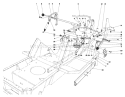 Shift & Clutch Assembly Diagram and Parts List for 57360 3000001-3999999 - 1983 Toro Lawn Tractor