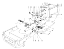 Brake & Clutch Pedal Assembly Diagram and Parts List for 57300 4000001-4999999 - 1984 Toro Lawn Tractor