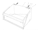 Leaf Bag Diagram and Parts List for 57300 4000001-4999999 - 1984 Toro Lawn Tractor