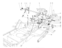 Shift & Clutch Assembly Diagram and Parts List for 57300 4000001-4999999 - 1984 Toro Lawn Tractor