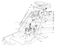 Steering Wheel & Dash Assembly Diagram and Parts List for 57300 4000001-4999999 - 1984 Toro Lawn Tractor