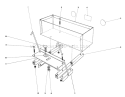 Weight Box Assembly Diagram and Parts List for 57300 4000001-4999999 - 1984 Toro Lawn Tractor