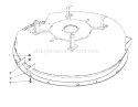 Wet Grass Bagging Kit Diagram and Parts List for 57300 4000001-4999999 - 1984 Toro Lawn Tractor