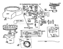 Page D Diagram and Parts List for 57300 4000001-4999999 - 1984 Toro Lawn Tractor