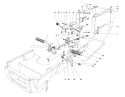 Brake & Clutch Pedal Assembly Diagram and Parts List for 57300 5000001-5999999 - 1985 Toro Lawn Tractor