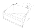Leaf Bag Diagram and Parts List for 57300 5000001-5999999 - 1985 Toro Lawn Tractor