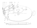 Mulcher Kit Diagram and Parts List for 57300 5000001-5999999 - 1985 Toro Lawn Tractor