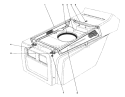 Hood Duct Assembly Diagram and Parts List for 57360 6000001-6999999 - 1986 Toro Lawn Tractor