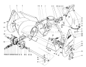 Auger Assembly (continued) 36" Snowthrower Attachment Model No. 59160 (optional) Diagram and Parts List for 57360 7000001-7999999 - 1987 Toro Lawn Tractor