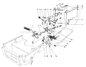 Brake & Clutch Pedal Assembly Diagram and Parts List for 57360 7000001-7999999 - 1987 Toro Lawn Tractor