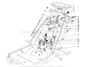 Steering Wheel & DashAssembly Diagram and Parts List for 57360 7000001-7999999 - 1987 Toro Lawn Tractor
