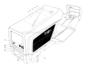 Part Location Diagram of 28-8150 Toro Decal Service