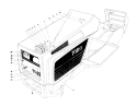 Part Location Diagram of 219-12 Toro Reflector Assembly. (Model 57351)