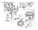 Briggs & Stratton Model 191707-5641-01 (model 57300) Diagram and Parts List for 57300 9000001-9999999 - 1979 Toro Lawn Mower