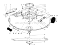Part Location Diagram of 28-8000 Toro Pulley(Blade Drive)