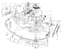 38" Cutting Deck Model No. 59147 Diagram and Parts List for 57365 6000001-6999999 - 1986 Toro Lawn Tractor