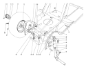 Front Axle Assembly Diagram and Parts List for 57365 6000001-6999999 - 1986 Toro Lawn Tractor