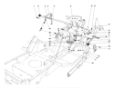Shift & Clutch Assembly Diagram and Parts List for 57365 6000001-6999999 - 1986 Toro Lawn Tractor