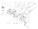 Front Axle Assembly Diagram and Parts List for 57365 7000001-7999999 - 1987 Toro Lawn Tractor