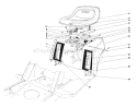 Rear Body & Seat Assembly Diagram and Parts List for 57365 7000001-7999999 - 1987 Toro Lawn Tractor