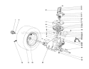 Transaxle & Clutch Assembly Diagram and Parts List for 57365 7000001-7999999 - 1987 Toro Lawn Tractor