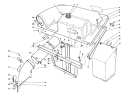 Twin Bagger Grass Catcher Model No. 59184 (optional) Diagram and Parts List for 57365 7000001-7999999 - 1987 Toro Lawn Tractor