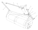 Drift Breaker Assembly No. 20-0650 (optional) Diagram and Parts List for 57365 7000001-7999999 - 1987 Toro Lawn Tractor