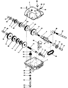 Peerless Transmission Model No. 787 Diagram and Parts List for 30102 8000001 - 8999999 Toro Lawn Tractor Accessories