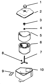 Intake/Filtration-Engine Kohler Model No. Cv14 S-1429 Air Diagram and Parts List for 30185 39000001 - 39999999 Toro Lawn Tractor Accessories