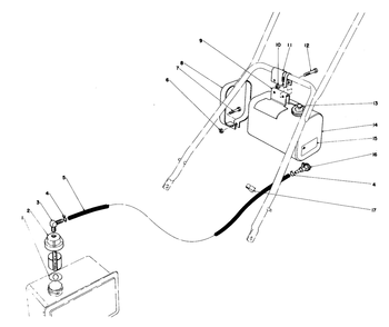 Remote Fuel Tank Kit No. 28-5590 Diagram and Parts List for 23177 7000001 - 7999999 Toro Lawn Mower