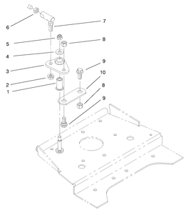 Front Smart Turn Assembly Diagram and Parts List for 73561 9900001 - 9999999 Toro Lawn Tractor