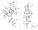 Part Location Diagram of 31842 Tecumseh Shaft and Lever Assembly., Choke