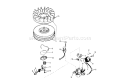 Magneto Diagram and Parts List for 58007 2000001-2999999 - 1982 Toro Tiller