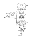 Rewind Starter Diagram and Parts List for 58007 9000001-9999999 - 1979 Toro Tiller
